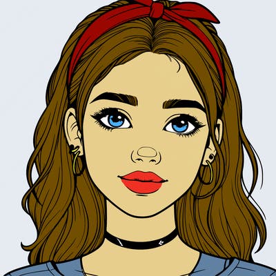 realistic teenage girl