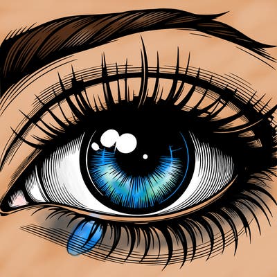 realistic eye