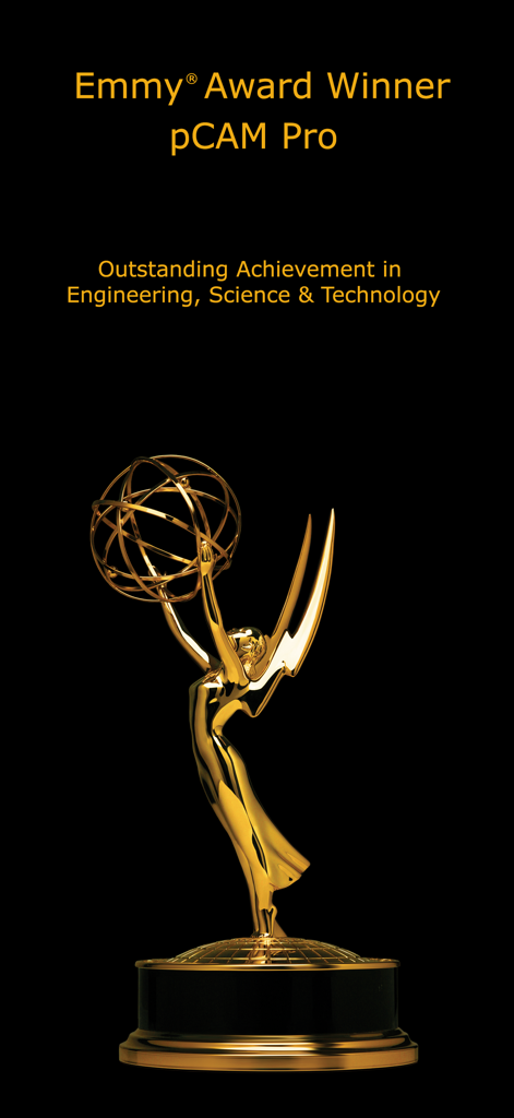 pCAM Pro - Film+Digital - pCAM Pro 앱에 대한 공학 분야의 뛰어난 성취상인 에미상 트로피