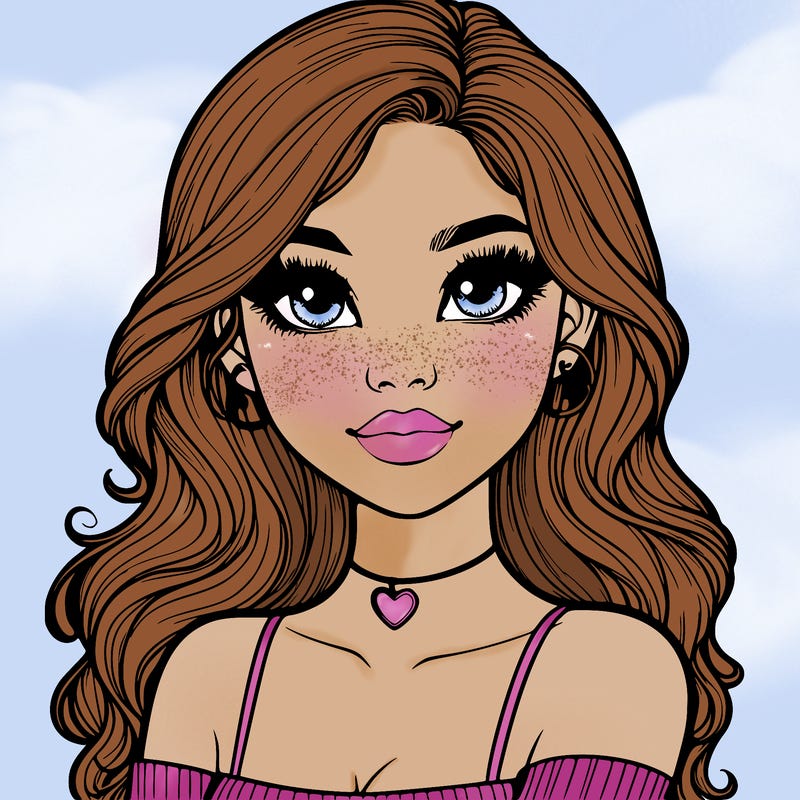 realistic pretty girl