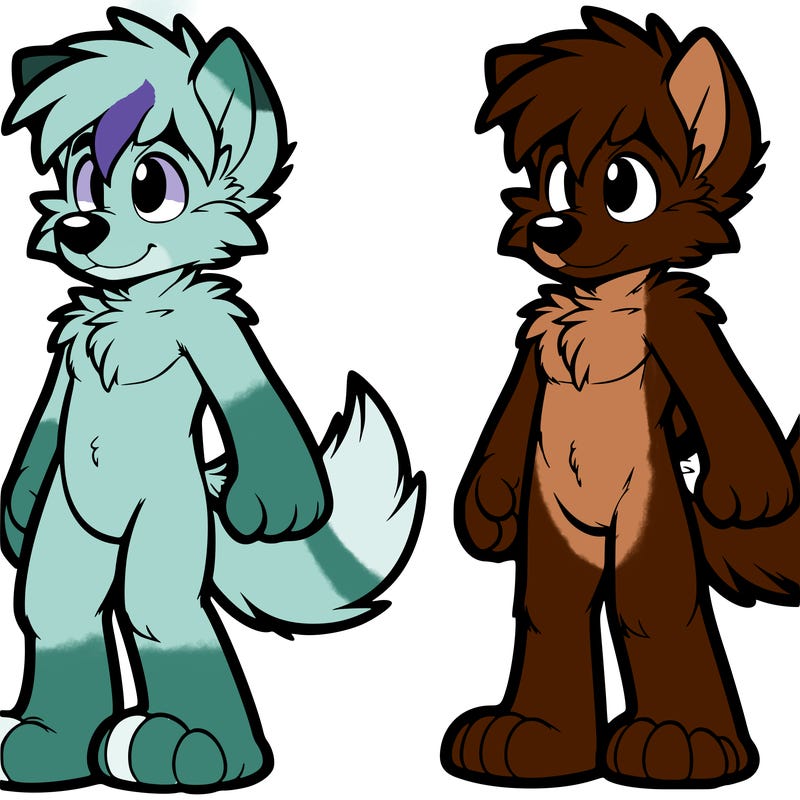 anthropomorphic dog furry