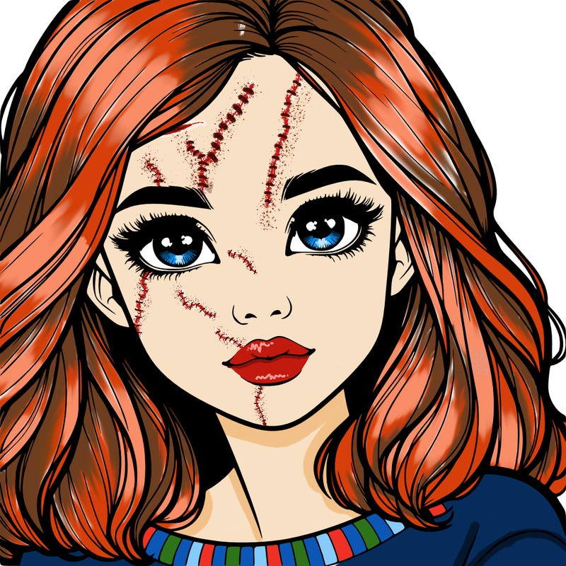 realistic girl whith cute eyes