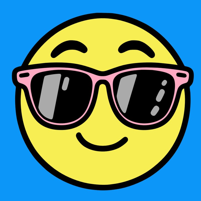 emoji with sunglasses