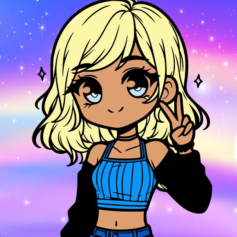 cute girl with crop top