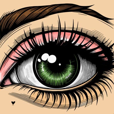 realistic eye