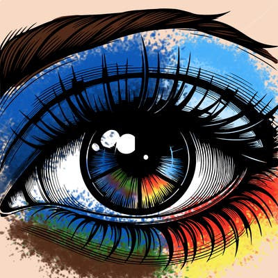 realistic eye