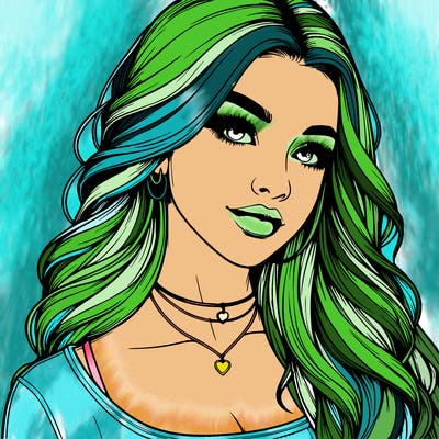 detailed realistic girl