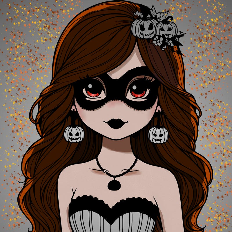 halloween  realistic girl