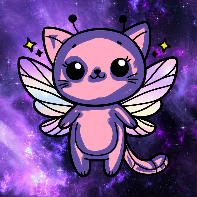 𝓬𝓪𝓽 𝔀𝓲𝓽𝓱  𝓯𝓪𝓲𝓻𝔂 𝔀𝓲𝓷𝓰𝓼😁