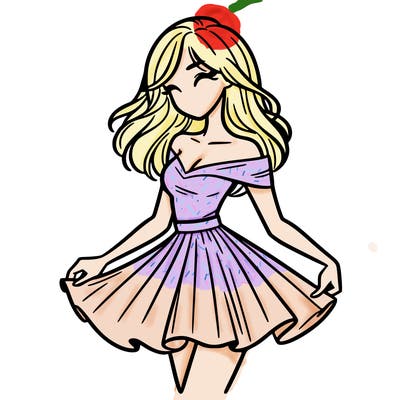 woman in skirt