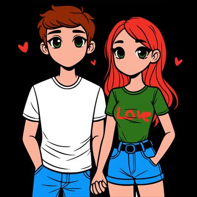 boyfriend and girlfriend