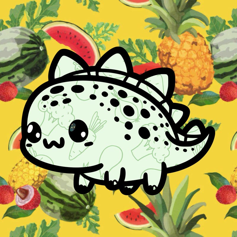 kawaii dinosaur