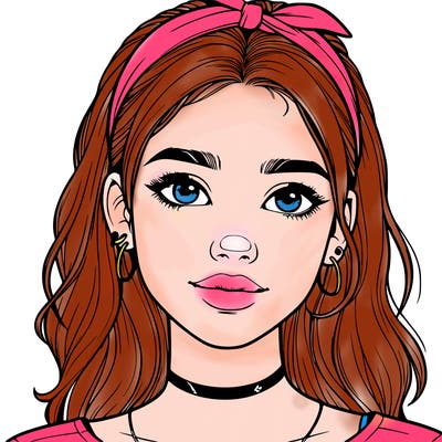 realistic teenage girl