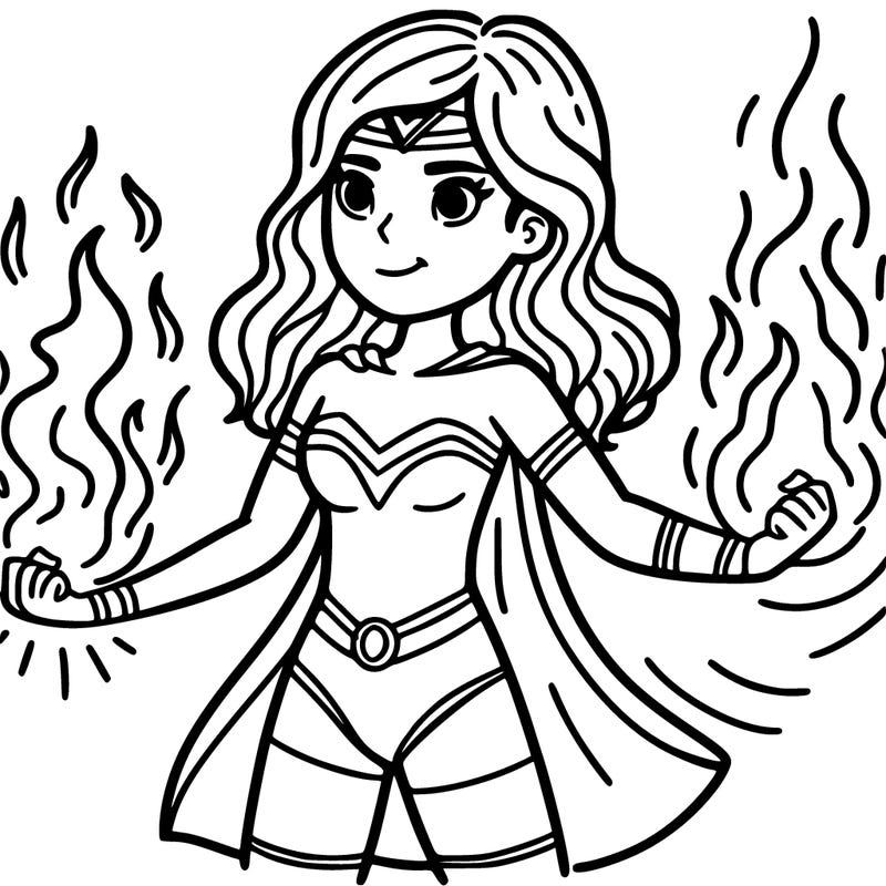 women with fire powers