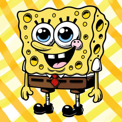 realistic sponge bob