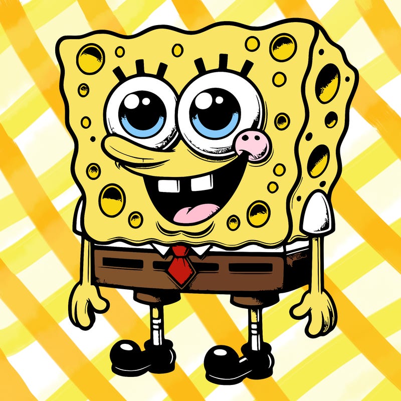realistic sponge bob
