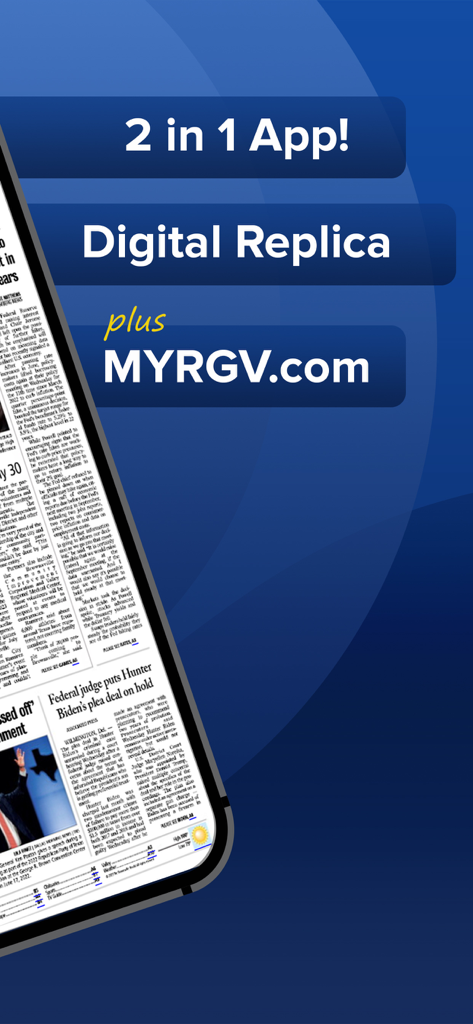 The Brownsville Herald News - The Brownsville Herald News 2 in 1 app offering digital replica and MyRGV news
