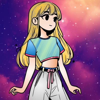 girl in a cute crop top