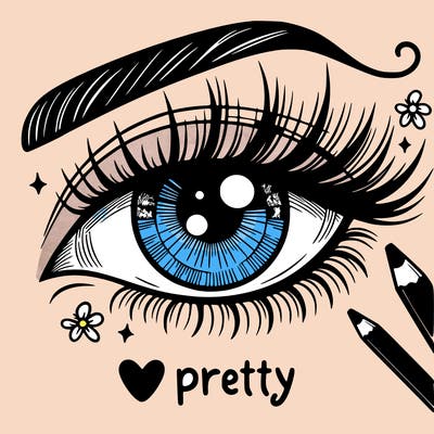 pretty eye