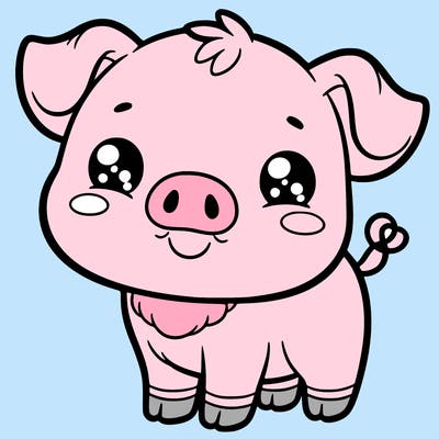 pig cute