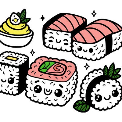 cute sushi