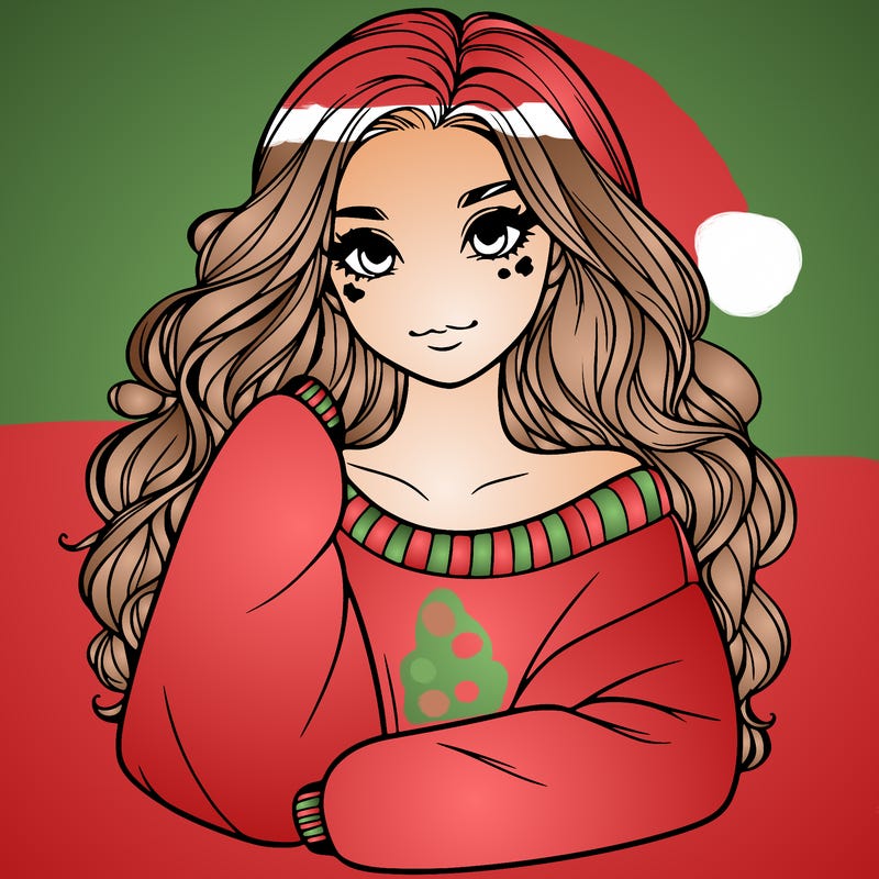 a beautiful girl in a big sweatshirt