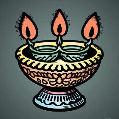 dip lamps for diwali