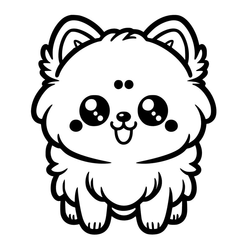 kawaii pomeranian dog