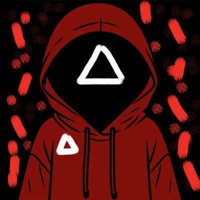 faceless girl in hoodie