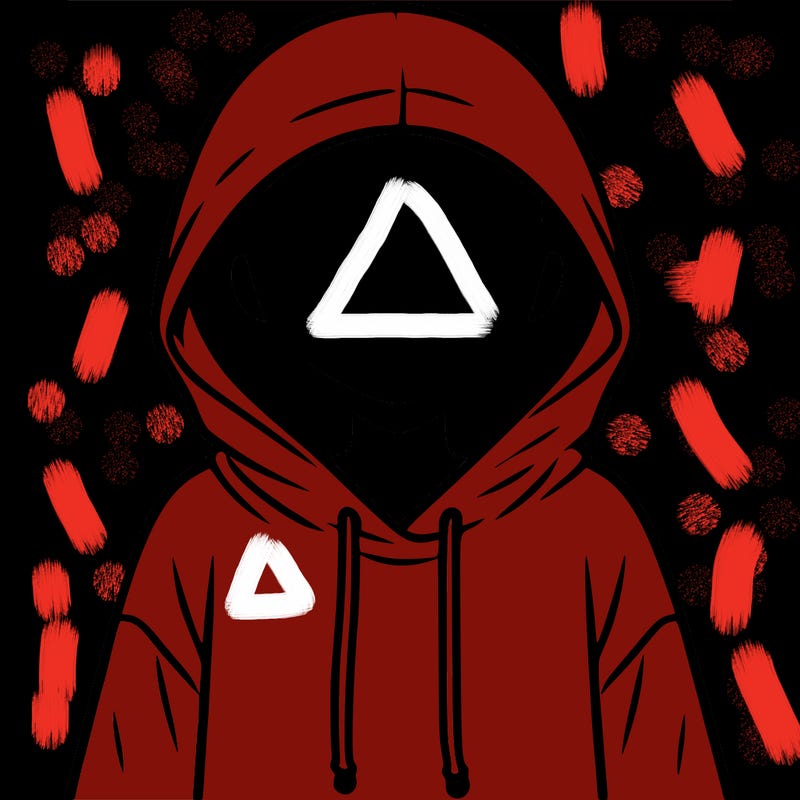 faceless girl in hoodie