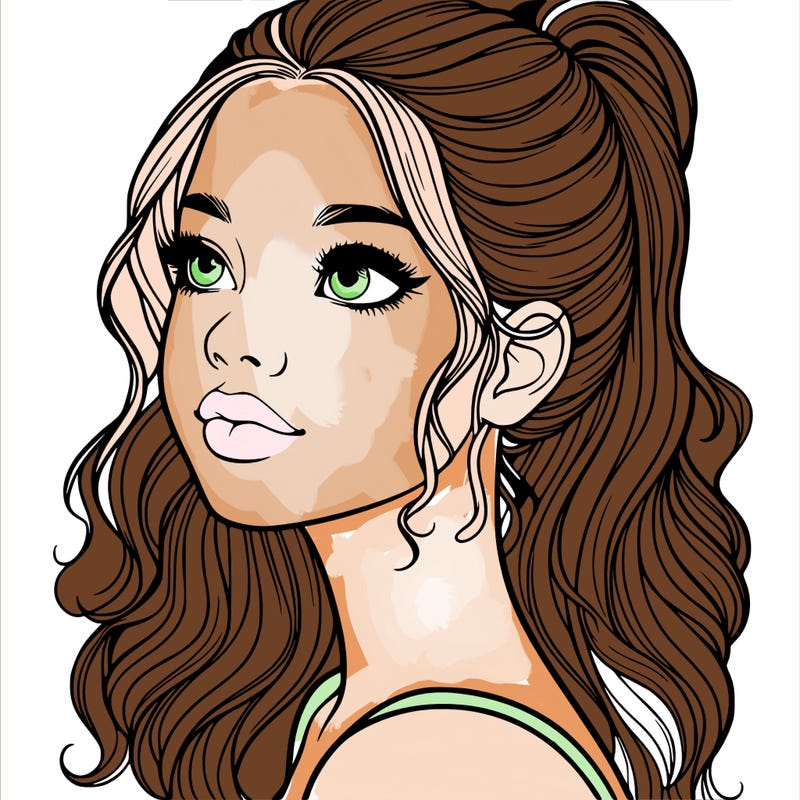 beautiful realistic girl