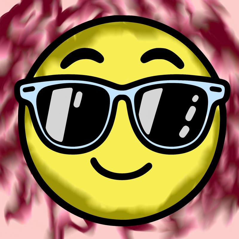 emoji with sunglasses