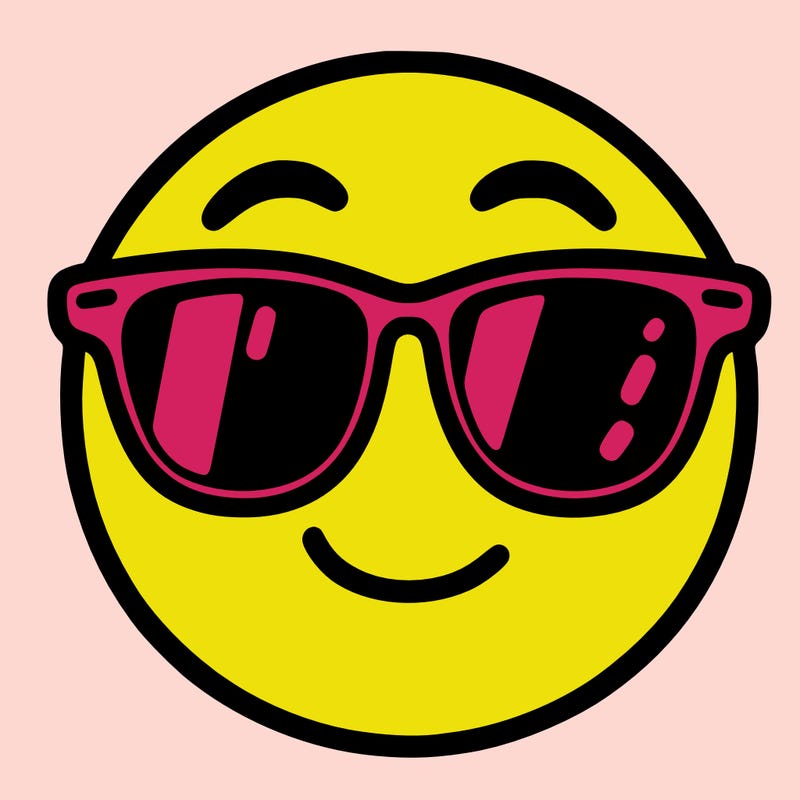 emoji with sunglasses