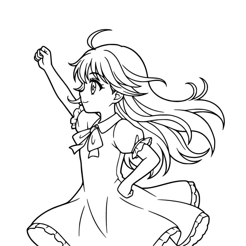 a cute anime person