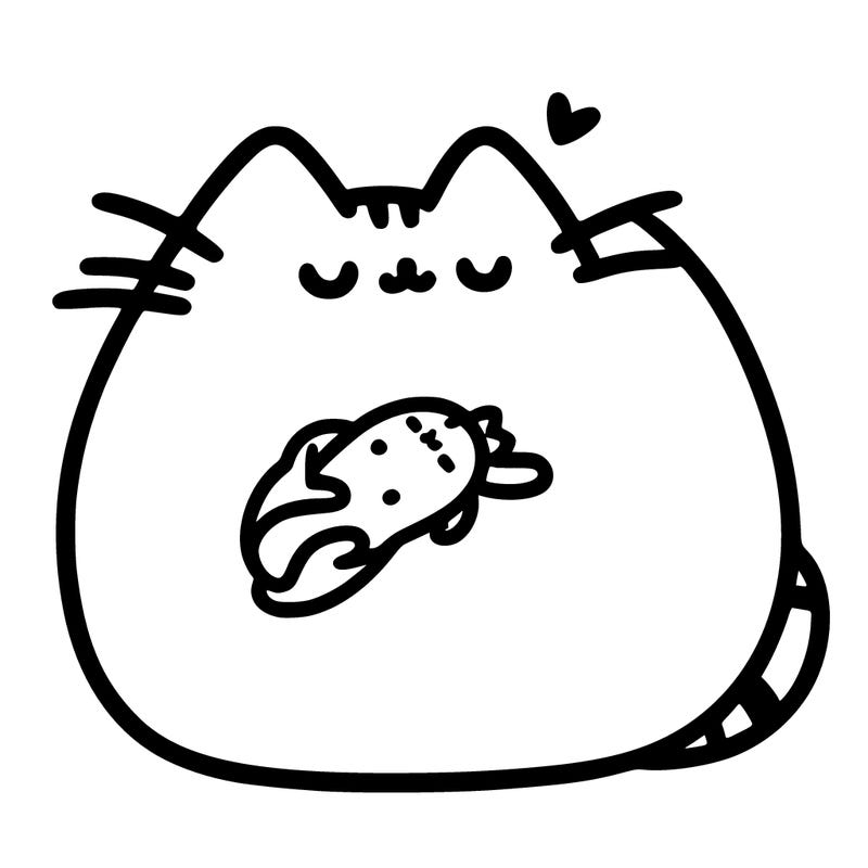 pusheen had a baby