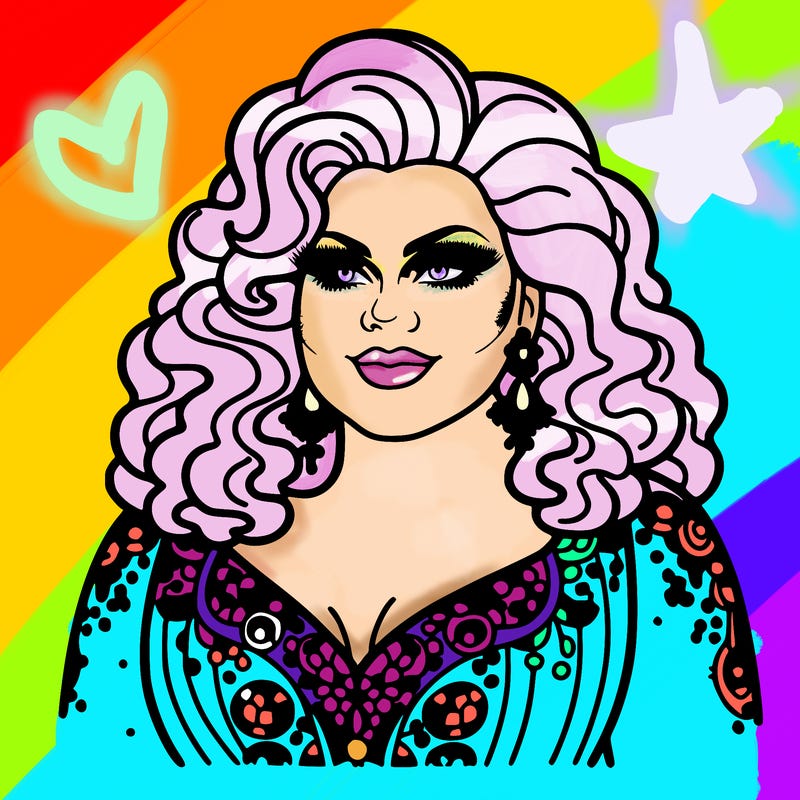 realistic plus size drag queen