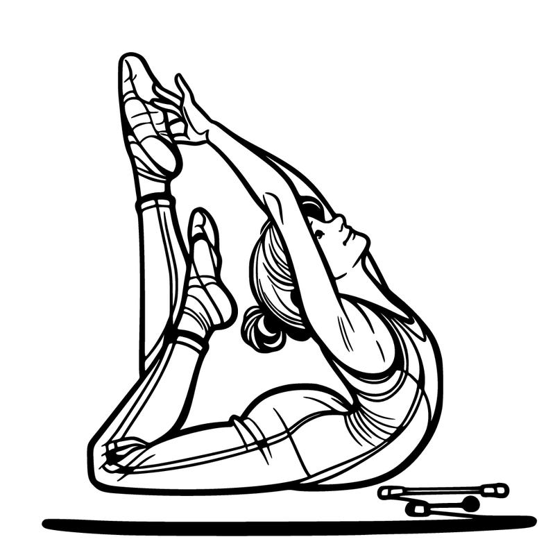 very beautiful gymnast