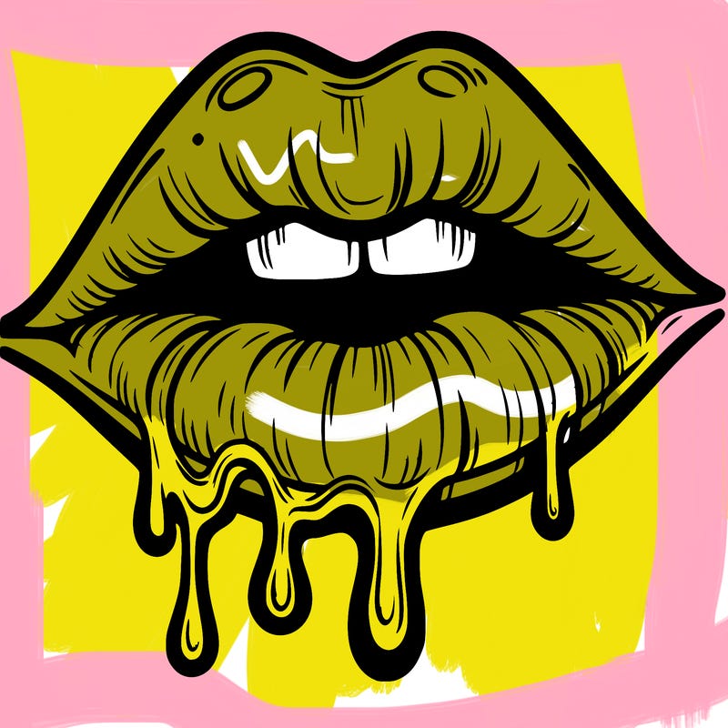 lips that look realistic and drip