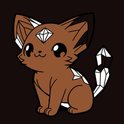 crystal kitten