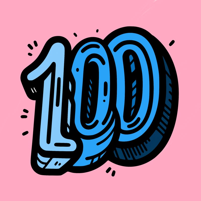 100