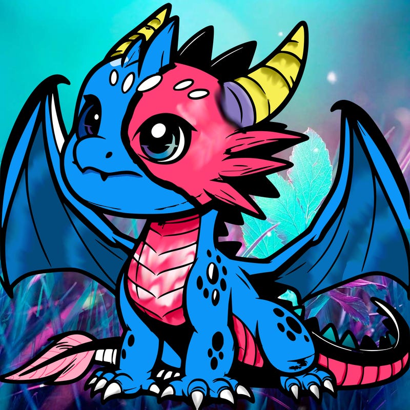 fierce baby night dragon