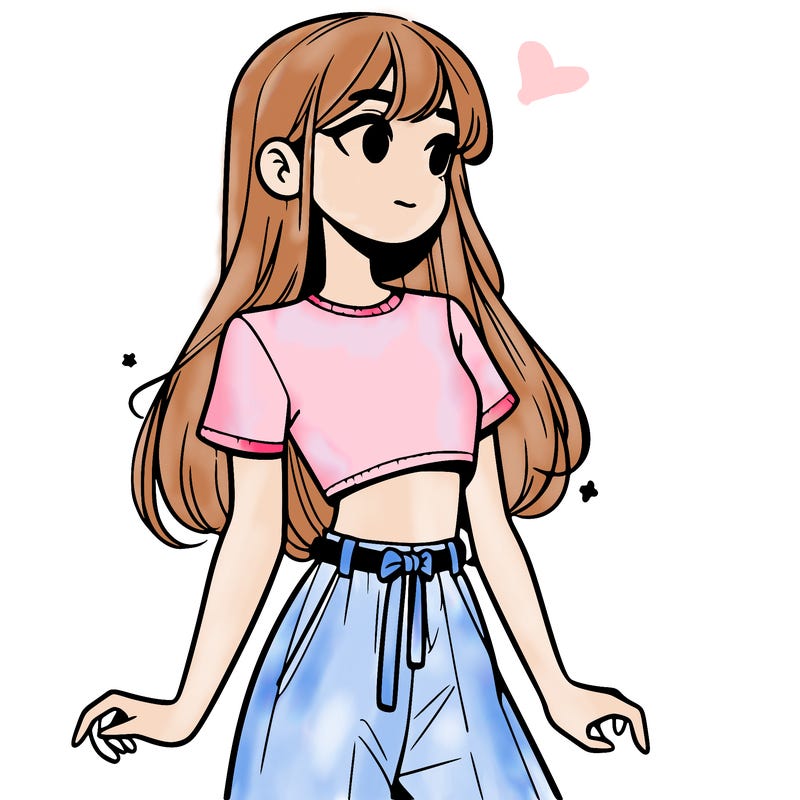 girl in a cute crop top