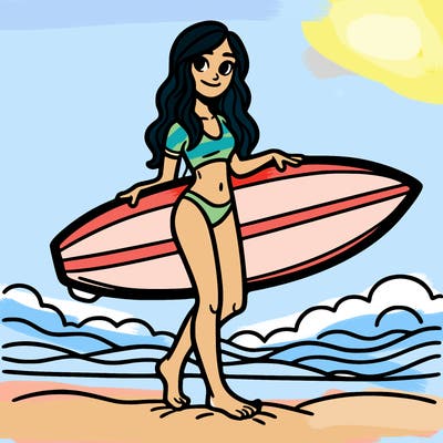 surfer girl