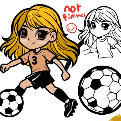 a soccer girl