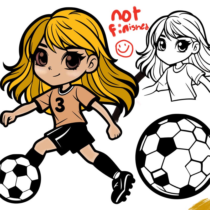 a soccer girl