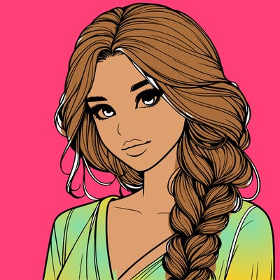 beautiful girl model realistic