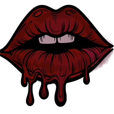 lips that look realistic and drip