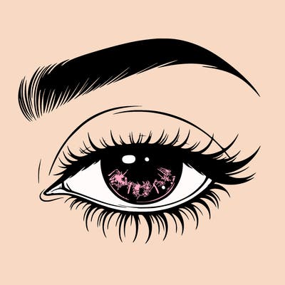 eye closed realistic