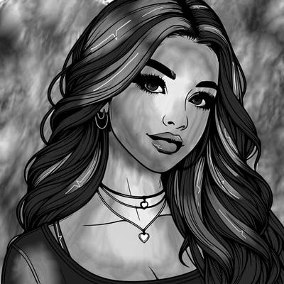 detailed realistic girl