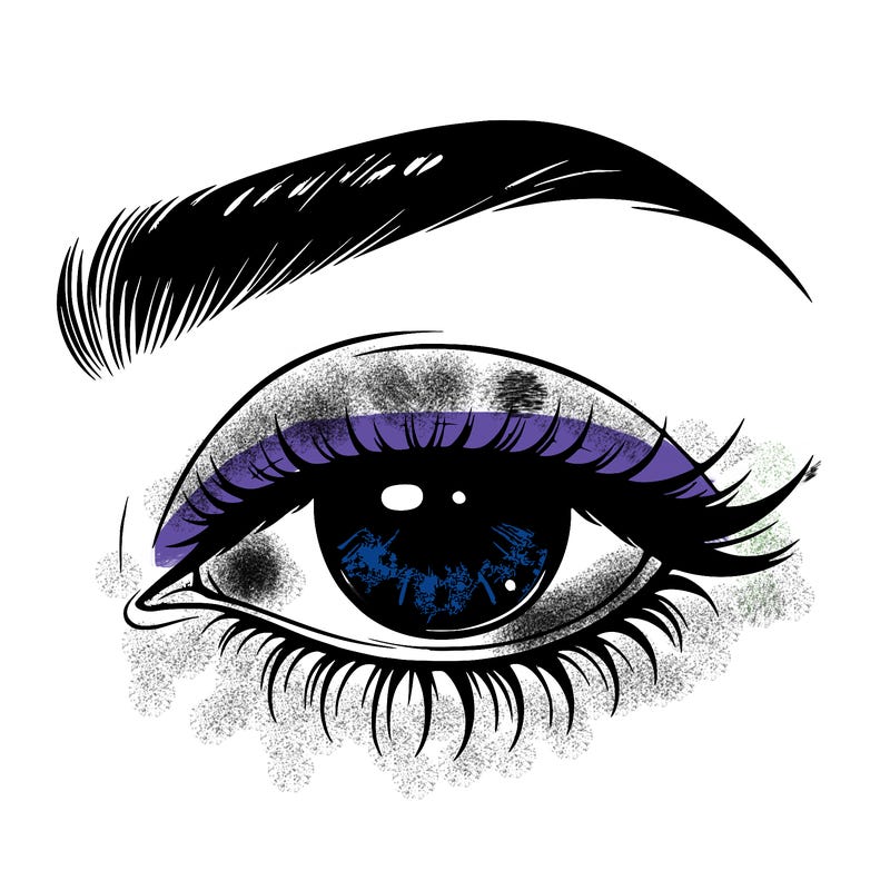 eye closed realistic